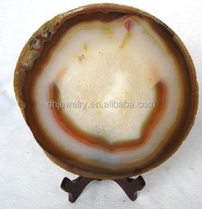 Lastre di <span class=keywords><strong>Geode</strong></span> Lucidate all'Ingrosso, Mosaico di Cristallo, Fette di Agata per Decorazione d'Interni - Product Image 5