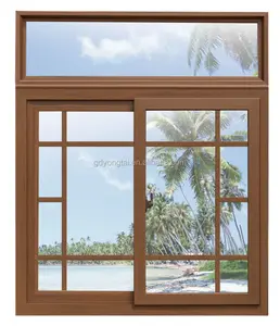 PVC slidng窓/UPVCシルディング窓卸売ホットデザインドアと窓価格PVC窓
