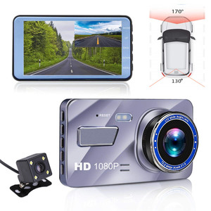 풀 hd 1080p 듀얼 카메라 대시 캠 170 학위 녹화 채널 <span class=keywords><strong>2</strong></span> 카메라 자동차 <span class=keywords><strong>dvr</strong></span>