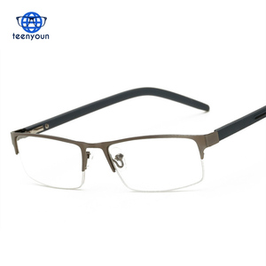 金属ハーフフレーム老眼鏡男性女性ビジネス遠視眼鏡処方付き<span class=keywords><strong>1.5</strong></span> 2.5 3.03.5ファッションメガネ - Product Image 3