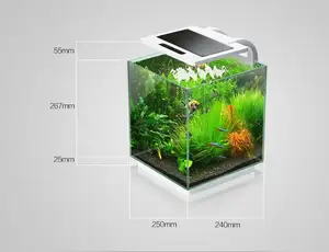 Acrylic Fish Tank Bowl Aquarium Square Quadrate Fish Tank Mini Fish Tank