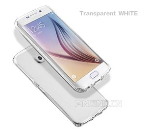 Due lati di cristallo tpu 360 gradi full cover per <span class=keywords><strong>Samsung</strong></span> galaxy cassa del telefono bordo <span class=keywords><strong>s6</strong></span>