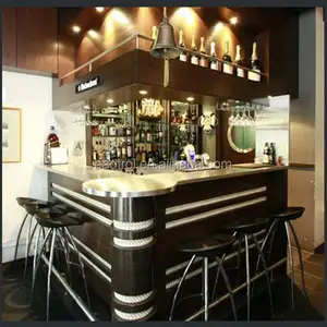 Batı tarzı bar tezgahı tasarım mini otel bar sayacı, modern mini bar sayacı