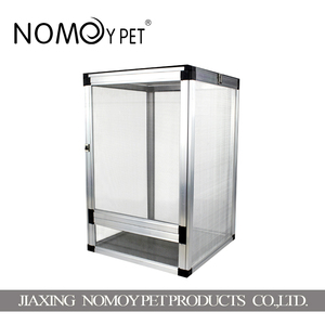 Nomoy Pet nouvelle conception En alliage D'aluminium maille cage élevage caméléon cage grillagée NX-06