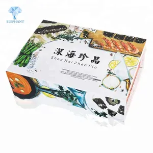 Hot sale custom best price portable corrugated frozen food box packaging