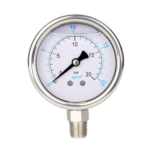 (High) 저 (quality bottom stainless steel brass connection <span class=keywords><strong>2</strong></span> 1/<span class=keywords><strong>2</strong></span> "oil 채워진 압 <span class=keywords><strong>gauge</strong></span> - Product Image 3