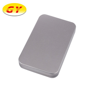 Metal <span class=keywords><strong>en</strong></span> relieve personalizado plata blanco nuevo <span class=keywords><strong>estaño</strong></span> caja de regalo con ventana de PVC - Product Image 4