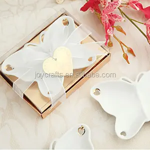 Butterfly Candy Dish Porcelain Ceramic Wedding Favors