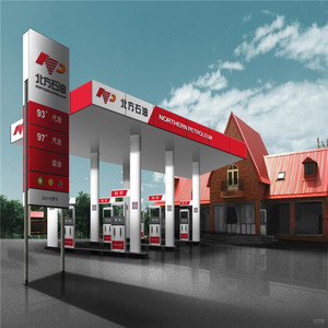 Beste staal structuur tankstation luifel constructie kosten - Product Image 5