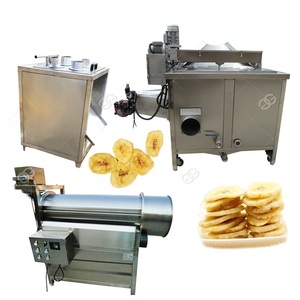 Fritadeira automática completa do yam da apple chip, máquina de processamento de chips da banana do plantio - Product Image 1