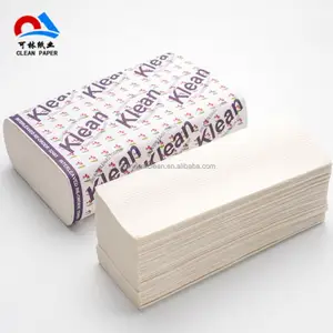 100% Recycle Pulp Hand Tissue Roll 2 Ply Tissue Paper Custom Embossing Fold Hand Paper Towel