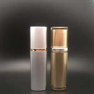 双壁金银喷雾泵乳液化妆品包装瓶