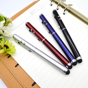 4 in1 metal lápiz bolígrafo flashinglight puntero láser pluma con plomo lápices ópticos - Product Image 3