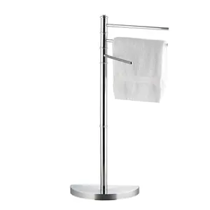 stainless steel Stylish Latest Design Stainless Steel Towel Rack Three Bar Hang Towels paper towel holder kitchen standing