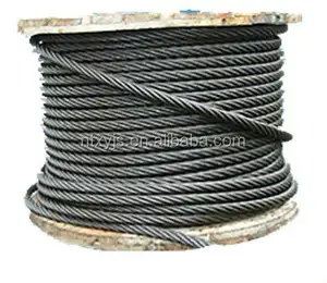 6x37 ungalvanized steel wire rope