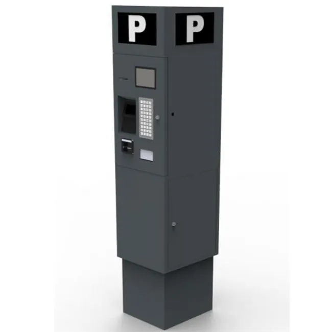 Mesin Pembayaran Tempat Parkir Pintar Luar Ruangan dengan Pemindai Kode Batang dan Kamera