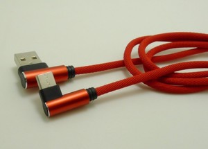 Góc Khuỷu Tay L Uốn Nylon Bện Cáp <span class=keywords><strong>USB</strong></span> - Product Image 2