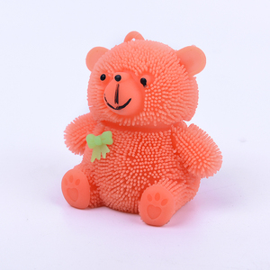 <span class=keywords><strong>2020</strong></span> produit populaire TPR Animal Bear jouets clignotant jouet de balle pour enfants - Product Image 5
