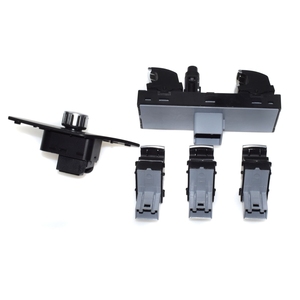 Ensemble de pièces de moteur en parfait état, rétroviseurs électriques chromés, interrupteurs de vitres électriques, accessoires automobiles pour MK6 Vento VW Jetta - Product Image 2