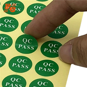 Custom Design <span class=keywords><strong>Qc</strong></span> <span class=keywords><strong>Pass</strong></span> Kwaliteitscontrole Label Sticker - Product Image 6