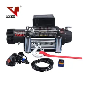 Cabrestante Eléctrico para Auto/SUV de 12v/24v, 8000lb, 9500lb, 12000lb, 20000lb, 4x4 Todoterreno - Product Image 1