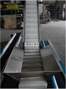 Ucuz paslanmaz çelik çerçeve plastik modüler eğimli kemer kaldırma konveyör - Product Image 3