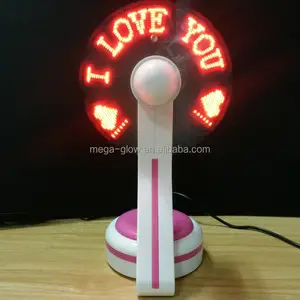 Newest Led Animation USB Fan Animation Fan For Girlfriend