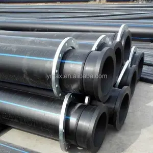 Gerecycled Ondergrondse Plastic 300mm HDPE Industriële Drainage Pipes