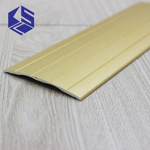 Mais recente venda extra grande de alumínio guarnição da porta limiar/transição piso borda tiras
