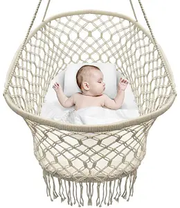 Baby Crib Cradle, Hanging Bassinet and Portable Swing for Baby Nursery