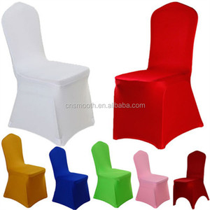 <span class=keywords><strong>Housse</strong></span> de <span class=keywords><strong>chaise</strong></span> rouge en spandex <span class=keywords><strong>universelle</strong></span> pour décoration de mariage - Product Image 6