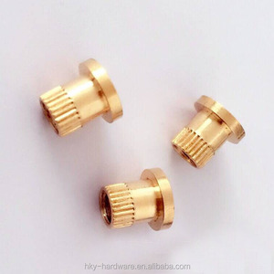 M2 M2.5 M3 M4 <strong>M5</strong> <strong>T</strong> Shape Blind Knurling <strong>Threaded</strong> Brass <strong>Insert</strong> Nut - Product Image 5