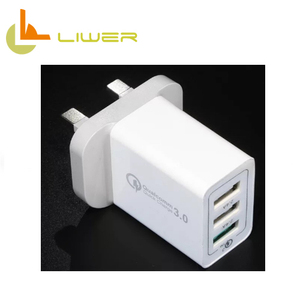 <span class=keywords><strong>Chargeur</strong></span> mural USB <span class=keywords><strong>Anker</strong></span> 3 ports QC3.0 à charge rapide 30W avec prise US EU UK pour Samsung S10, Note et <span class=keywords><strong>iPhone</strong></span> <span class=keywords><strong>13</strong></span> - Product Image 6