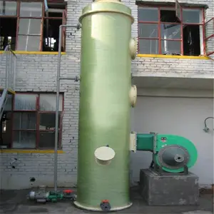 מגדל קליטת גז פסולת scrubber קטר FRP GRP גז חומצה