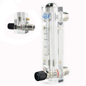 DFAアクリルパネルマウント流量計5LPM RO水調整バルブ流量制御液体ロータメーター2GPM - Product Image 2