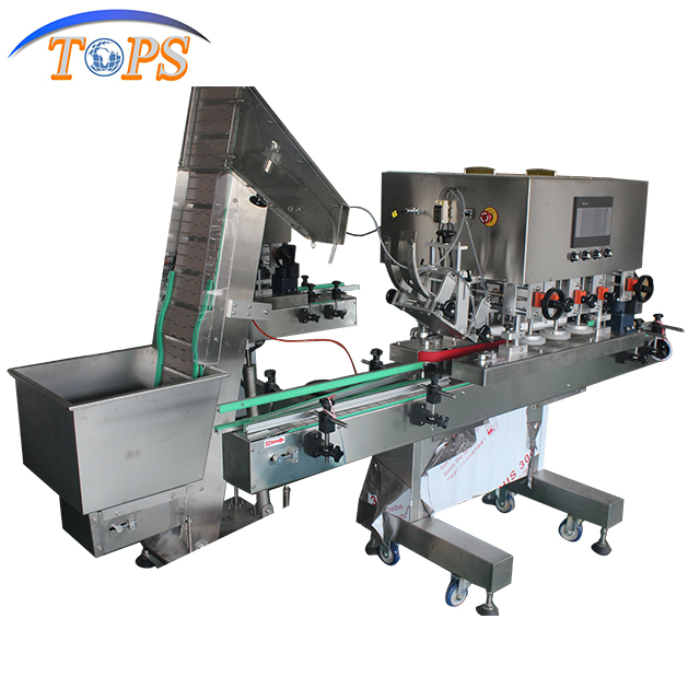 Автоматическая машина для закручивания крышек круглых бутылок/машина для закручивания крышек