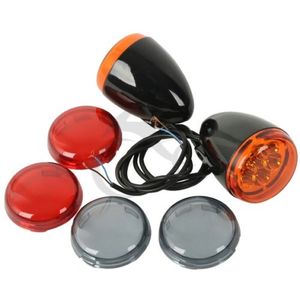 Feux de clignotants avant à LED ambre à <span class=keywords><strong>2</strong></span> fils TCMT XF140675 pour Harley XL 883 1200 <span class=keywords><strong>Sportster</strong></span> 92-UP - Product Image 3