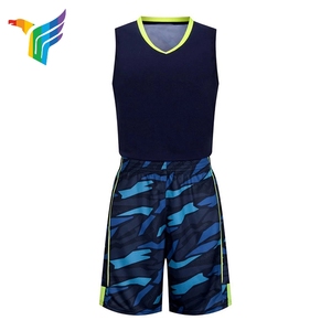 2018 latest custom color combination sleeveless basketball jersey set for company or club - Product Image 1