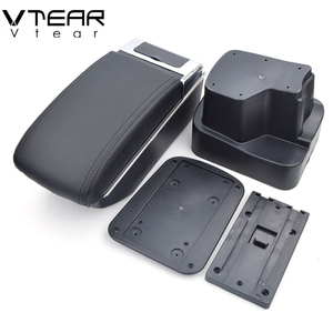 Vtear-reposabrazos para <span class=keywords><strong>Kia</strong></span> <span class=keywords><strong>Rio</strong></span> K2 con carga USB, caja de almacenamiento de doble capa, almacenamiento central, reposabrazos <span class=keywords><strong>interior</strong></span>, accesorios - Product Image 6