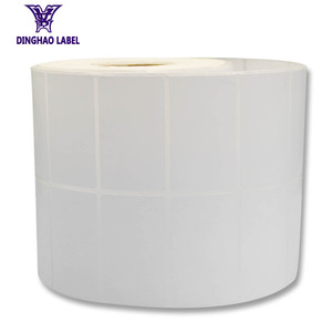 China fábrica de producción 50*30mm blanco personalizado arte mate COTED etiqueta - Product Image 3