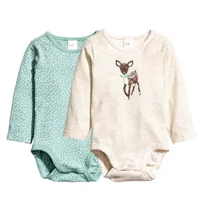 Import Uit China Goedkope Brand Kinderen Baby Dier Gedrukte Klassieke Stijl Romper Kleding