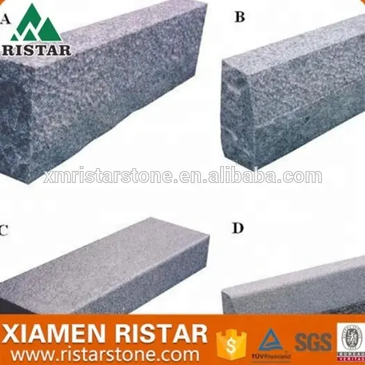 Pedras de granito de pedra curbstone, kerbstone com preços baixos