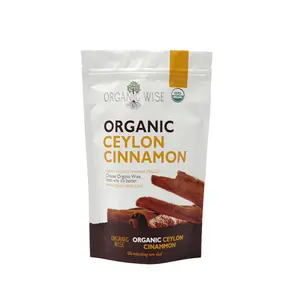 Eco Friendly Cinnamon Powder Packaging Potato Chip Custom Printed Zipper Pouch Bag