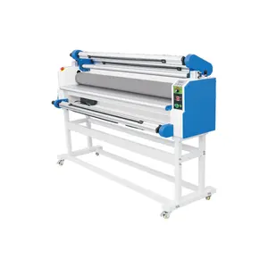 Terbaru Sinar Inframerah Kontrol Suhu 63 Inch 1600 Mm 160 Cm 1.6 M Semi Electric Manual Roll Mesin Laminating Dingin