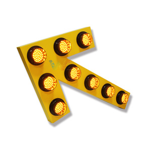 ストロボLEDアローライトモバイルポータブルLEDフラッシュ交通方向サイン - Product Image 4