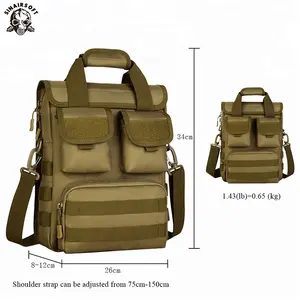 थोक 12 इंच दूत-सामरिक बैग सैन्य Crossbody Crossbody छलावरण Molle खेल मत्स्य पालन शिविर रूकसाक सामरिक जिम बैग दूत बैग