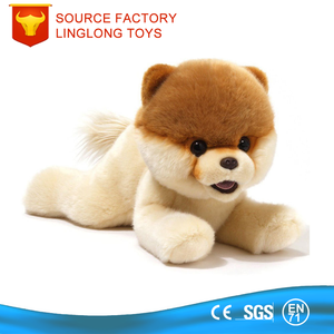 Köpekler için oyuncaklar özelleştirmek yavru Pomeranian yavru peluş oyuncak sarı uzun saç <span class=keywords><strong>Boo</strong></span> köpek oyuncak - Product Image 6