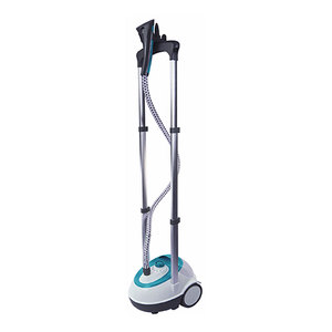 Dos Barra telescópica doble polos de <span class=keywords><strong>vapor</strong></span> <span class=keywords><strong>para</strong></span> cortina boda Vestido Vertical de pie de hierro de <span class=keywords><strong>vapor</strong></span> - Product Image 6