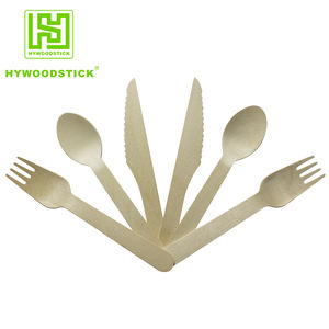 使い捨てテーブルカトラリーセット中国バルク販売食品グレード生分解性木 - Product Image 3