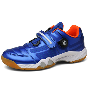 Chaussures de tennis de court confortables pour l'entraînement, chaussures de <span class=keywords><strong>badminton</strong></span> originales antidérapantes pour intérieur, Fashiontown Hommes EVA PU Caoutchouc Maille 200 paires - Product Image 2